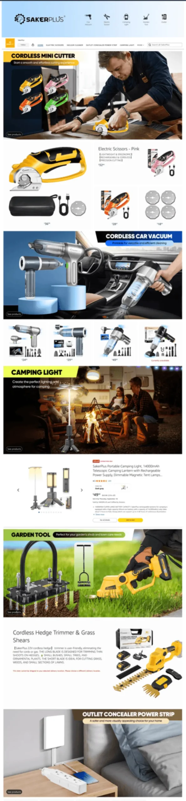 Cordless Electric Scissor creative