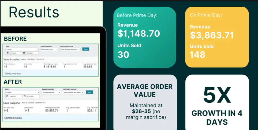 Prime Day PPC case study 5